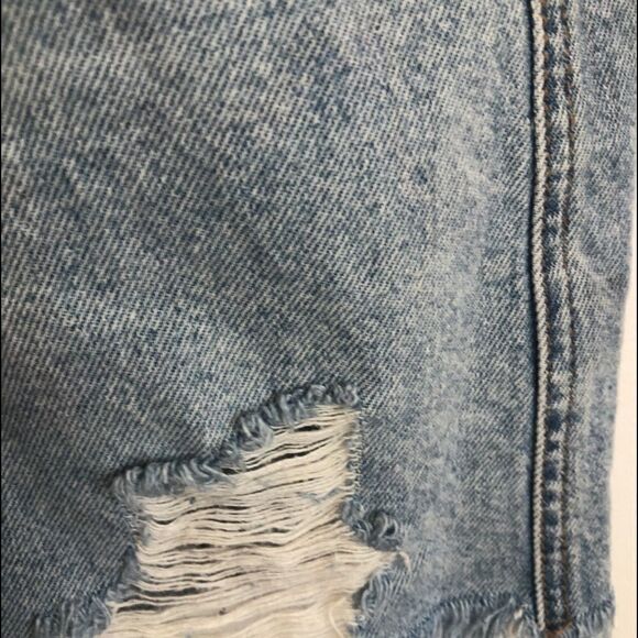 FREE PEOPLE Parker Denim Wrap Skirt.Size 24 - Picture 11 of 13